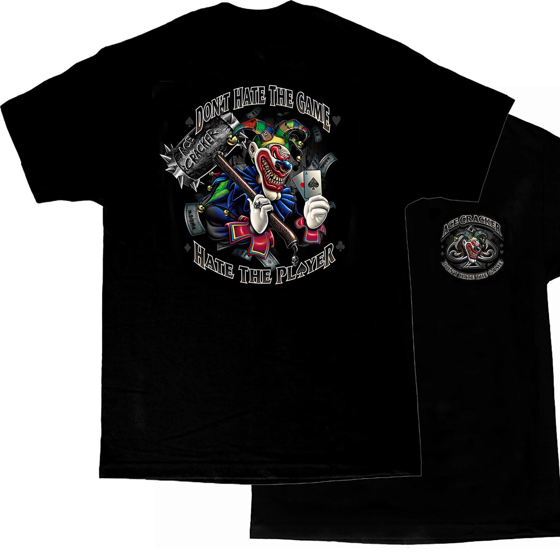 

Dont Hate The Game Hate The Player Series of Poker T Shirt New 100 Cotton Short Sleeve ONeck Casual Tshirts Size S3XL S