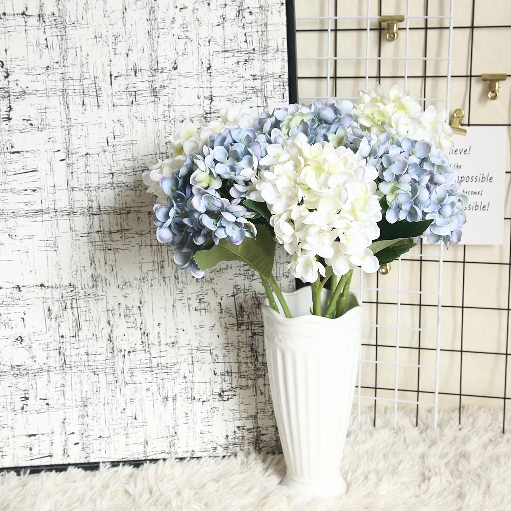 Artificial flower hydrangea Fake Silk Flower Home Wedding Party Floral Decor