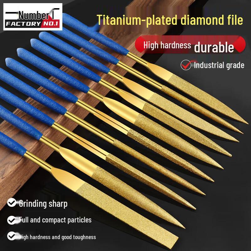 Titanium Plated Diamond File Set