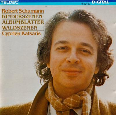 CD ROBERT SCHUMANN, CYPRIEN KATSARIS - Kinderszenen - Albumblatter - Walds 843467 TELDEC 1986 Japan Classical Used