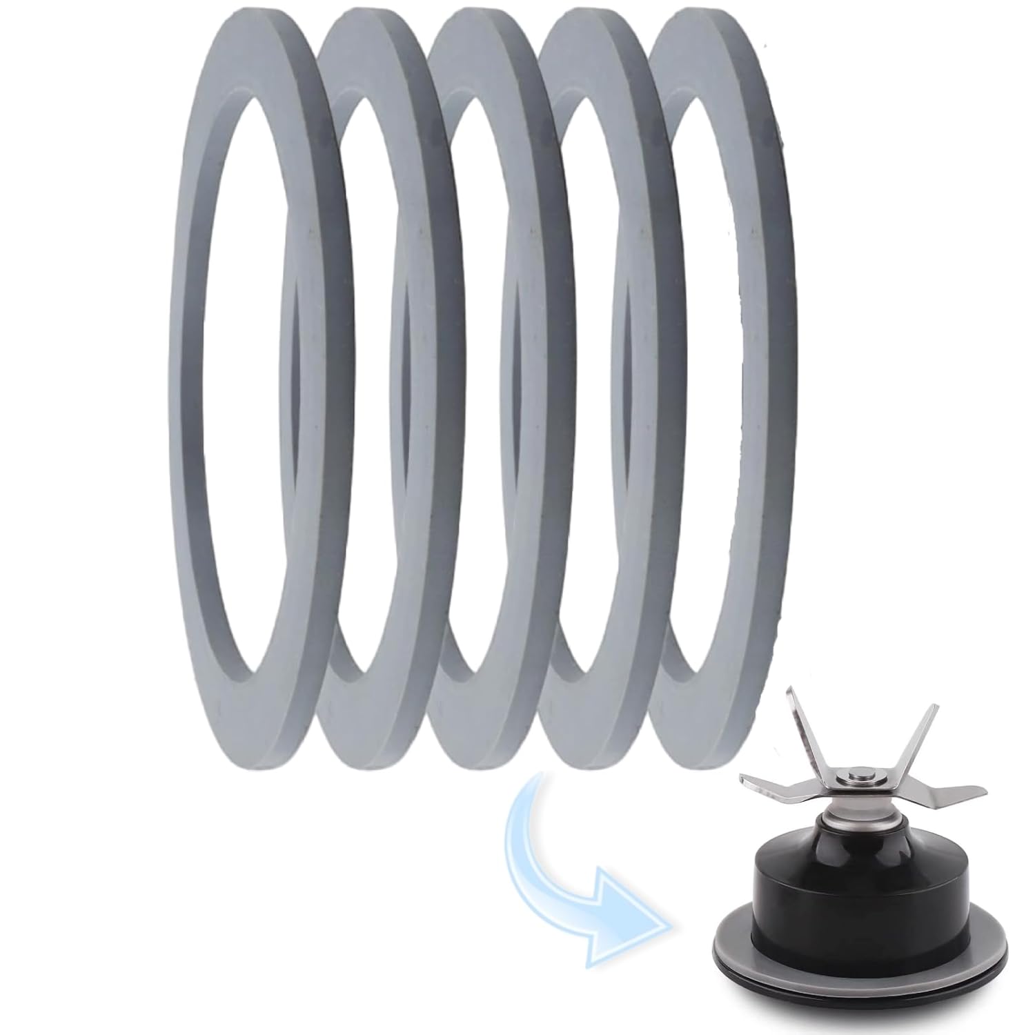 Уплотнительное кольцо для блендера Hamilton Beach - 5 шт. Запасные части для блендера и кухонного комбайна