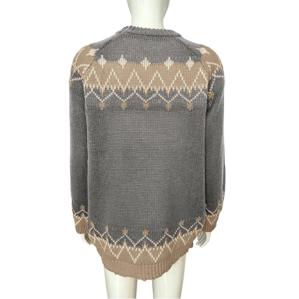 Women's Winter Casual Loose Mohair Chunky Knit Sweater