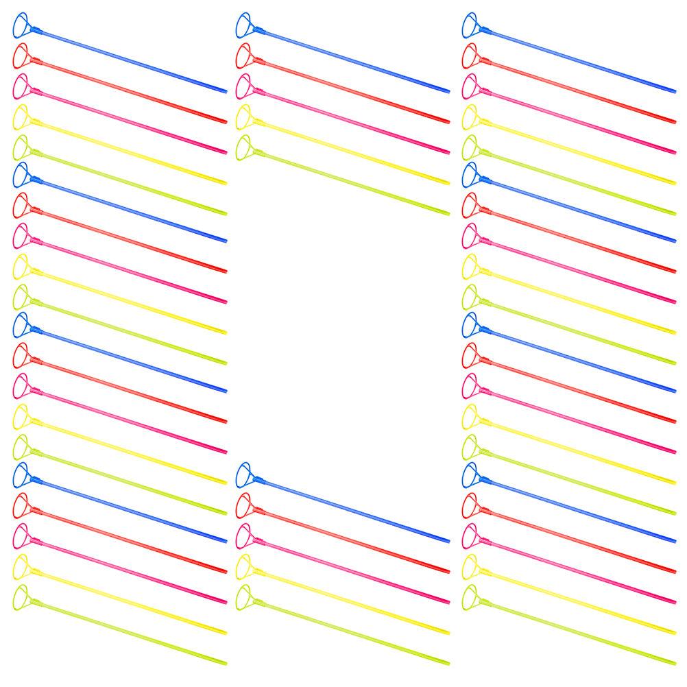 50Pcs Balloon Sticks Cups Plastic Balloon Holders Party Wedding Birthday Table Centerpiece Decoration Balloons DIY