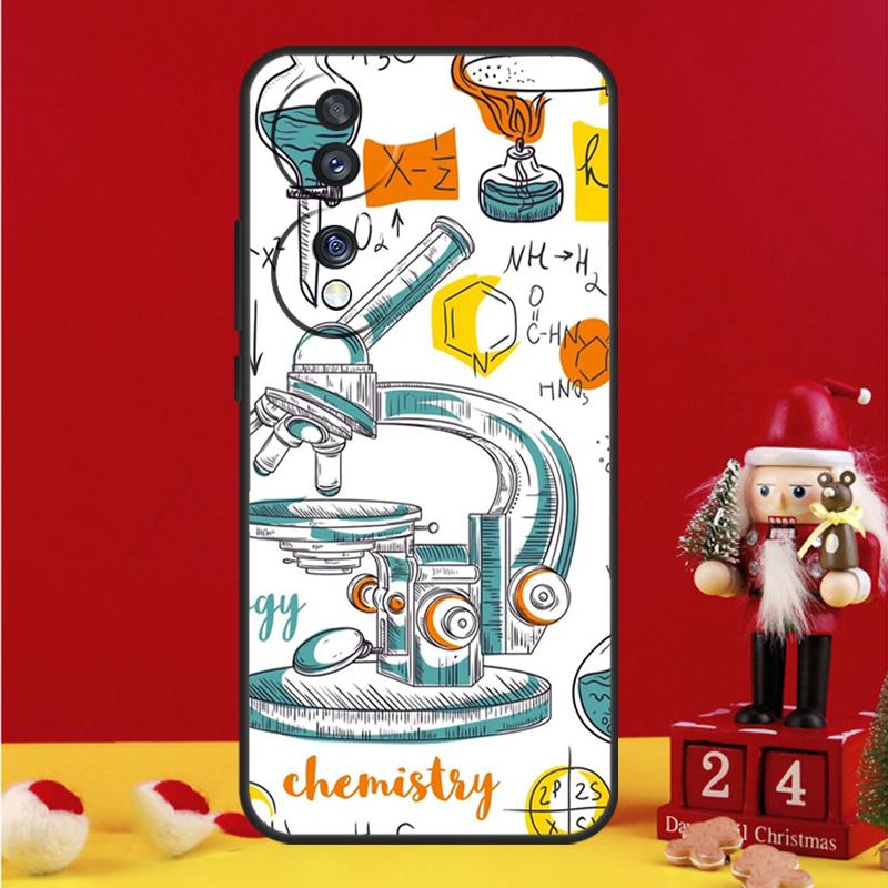 Vintage Chemistry Laboratory Case For Honor Magic 5 6 7 8 Pro Honor 200 400 50 70 90 Lite X8b X8c X9a X9b X9c Win RT Cover