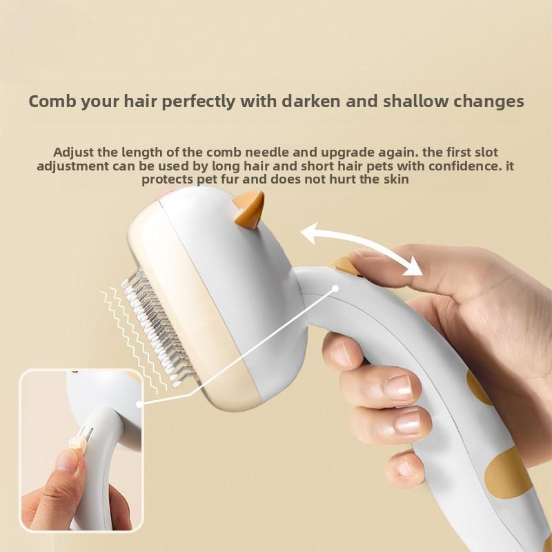 Small Flower Meow Cat Needle Comb Dog Hair Removal Massage Comb Pet Cleaning Beauty Bath Brush Supplies