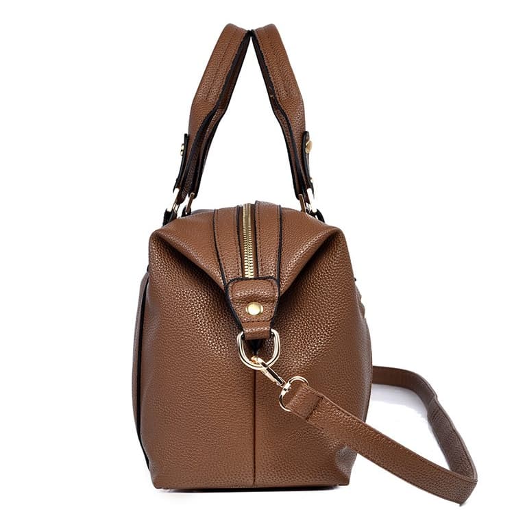 Lychee pattern Boston bag women's carry messenger bag