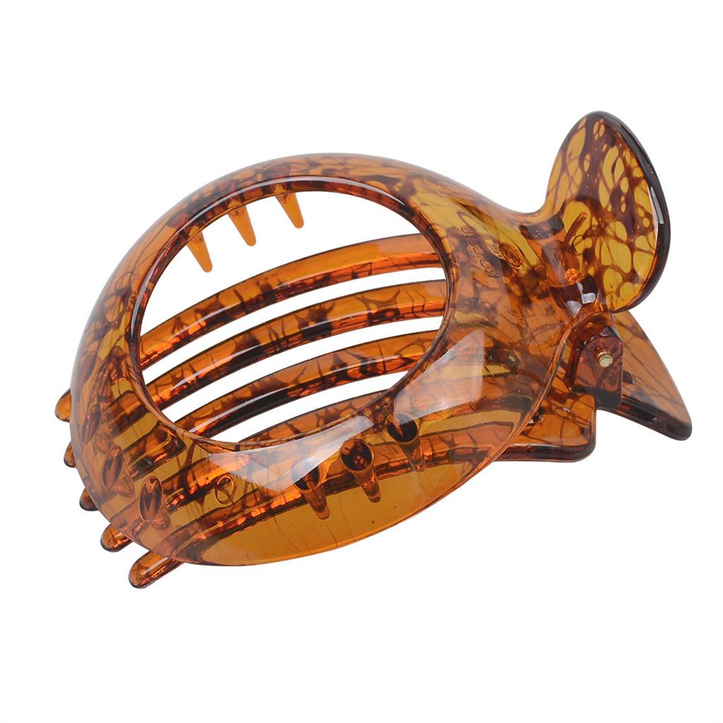 Hair Claw Clip Flat Clip Theme Hair Claw Clamp Elegant Wide Hair Holder Barrettes Strong Hold Hairpin for Girls