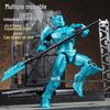 13-Joint Articulated Mecha Figure: 3D Toy Armor for Kids' Creative Assembly