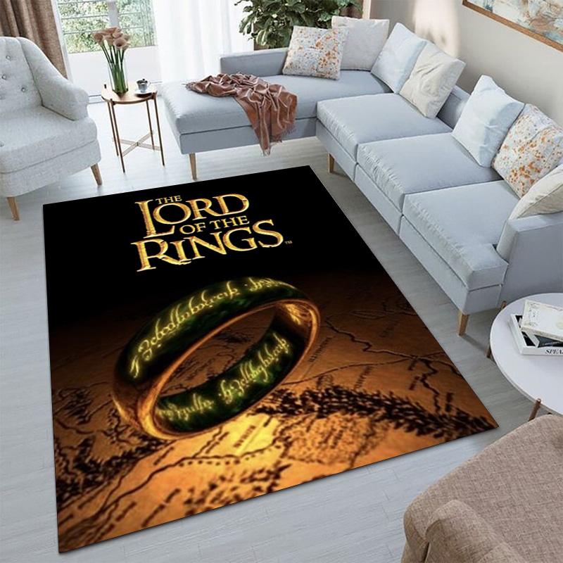 The Lord Of The Rings Carpet Office Decorative Carpet For Living Room Bedroom Door Mat Floor Rug Computer Chair Area Rug
