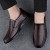 2024 Autumn Basic Shoes for Male Slip-on Men's Casual Shoes Low Heel Leather Casual Shoe Light Man's Leather Loafers Zapatos