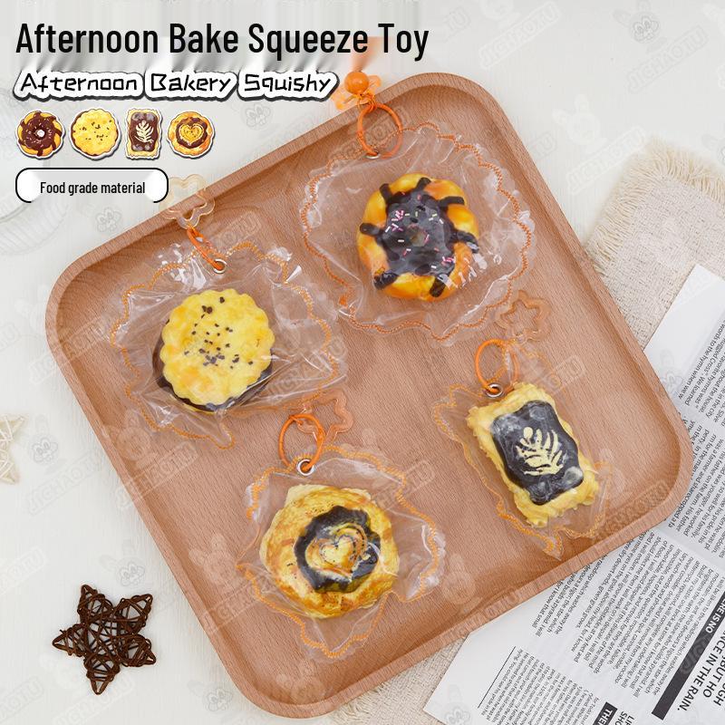 Food-Grade Silicone Slow Rebound Baking Simulation Squeeze Toy