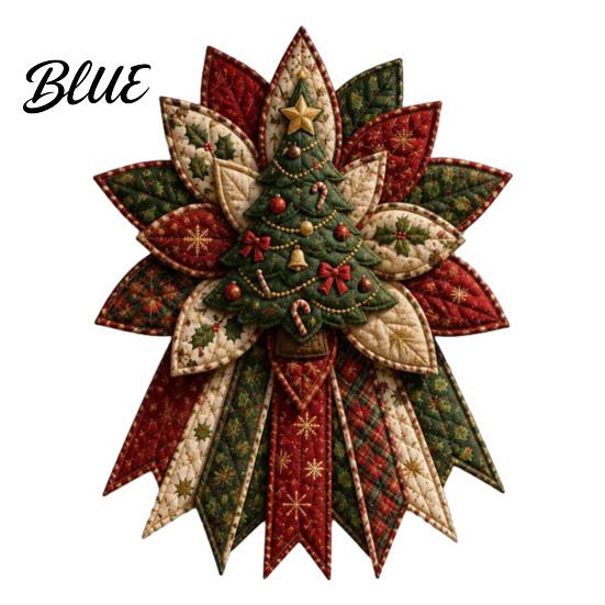 Easy Sewing Crafts Kit Evergreen Christmas Door Festive Quilted for Parties Hanging DIY Tree 3D