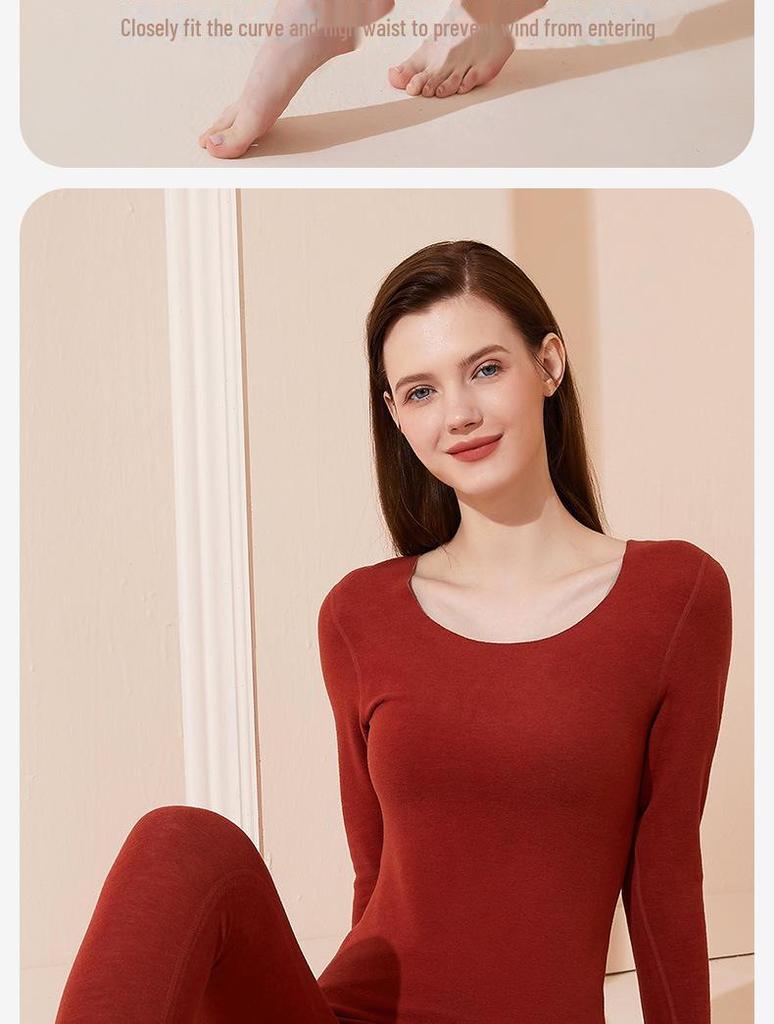 Women's High-Waist Cashmere Silk Velvet Self-Heating Fleece-Lined Pants