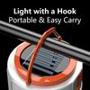 Solar Light Bulb Camping Emergency Light USB Rechargeable Portable Outdoor with 5 Modes for Tent Hiking Power Emergency Outage