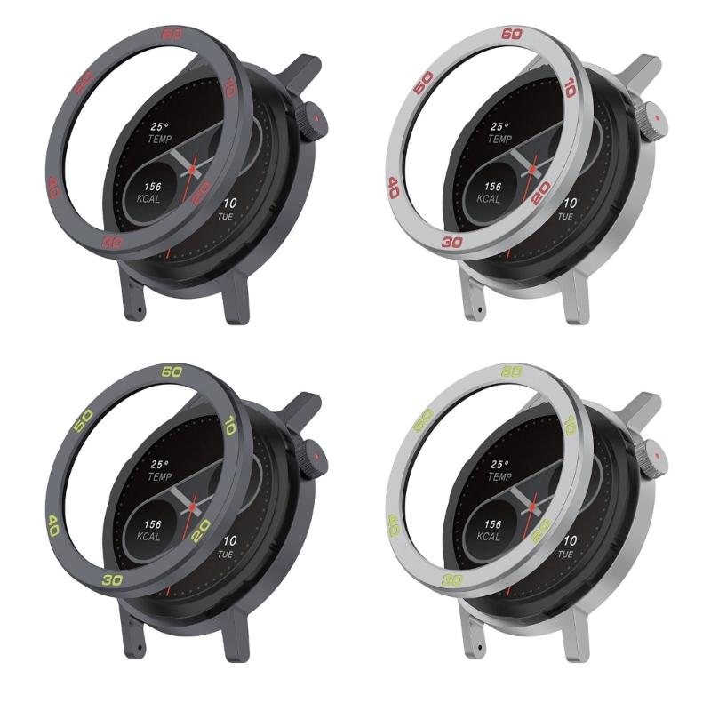 Bezel Rings Screen Protector Smartwatch Frame Cover for CMF Watch 2 Replacement Protector Bumper with Tempered Film