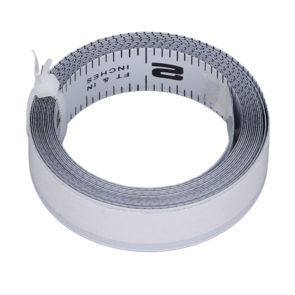 Carbon Steel Self Adhesive Tape Measure 6FT 0.49in Width Adhesive Backing Tape Measure Right to Left 72 Inch Steel Tape Measure армия зеленый