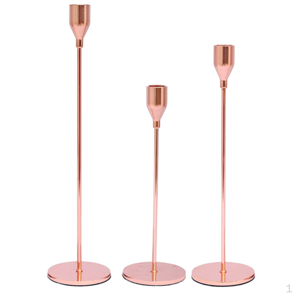 

Metal Candlestick Tealight Pillar Candelabra for