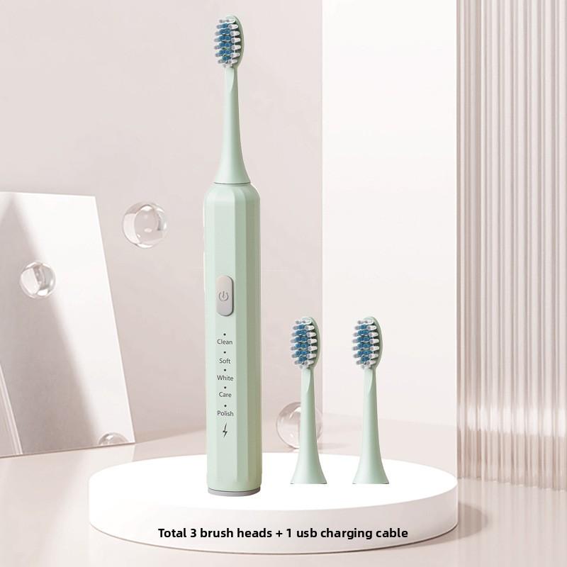 

Электрическая зубная щетка с мягкой щетиной, аккумуляторная электрическая зубная щетка Weston, модель для взрослых, семейный набор, электрическая зубная щетка.