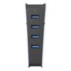 HONSON HS-P5S002 4 Ports USB Hub for Sony PS5 Slim Game Console USB 2.0 Expansion Hub Charger Adapter