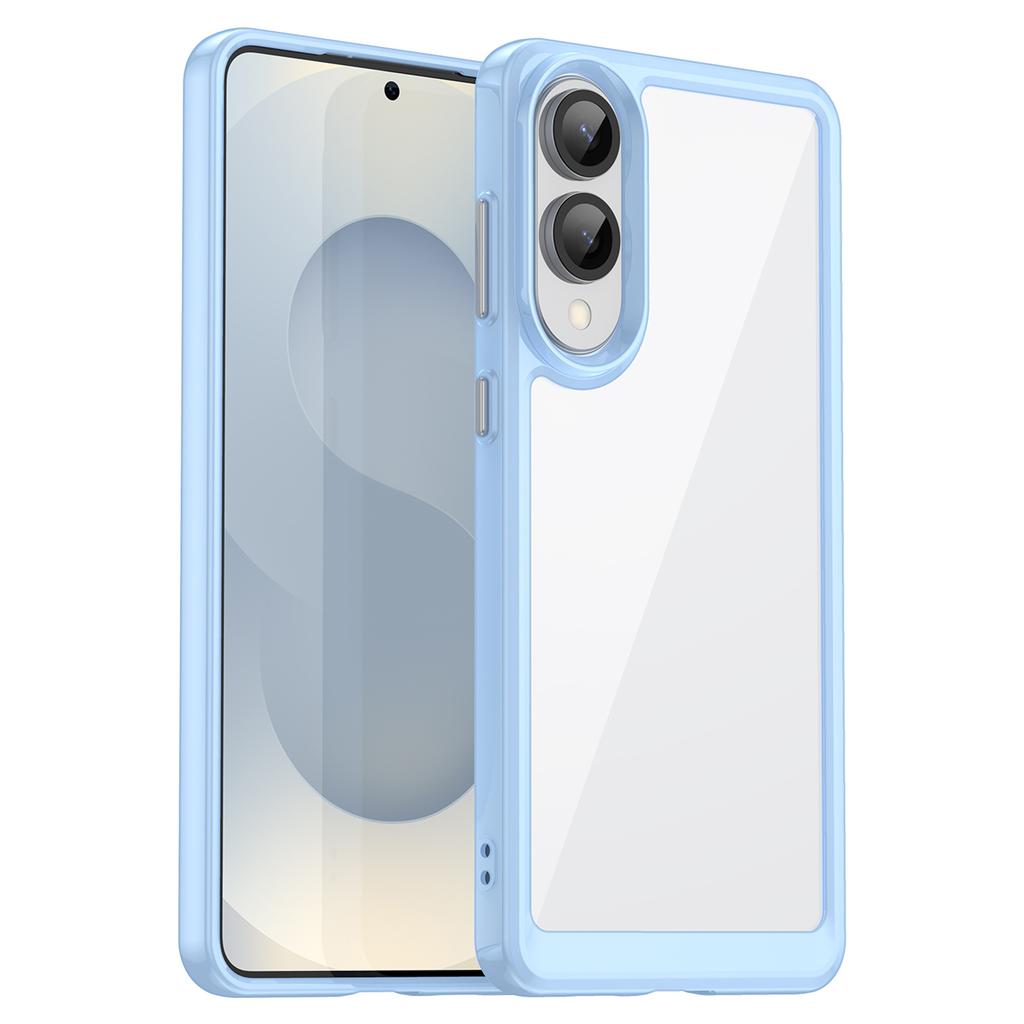 For Samsung Galaxy S25 Edge/S25 Slim Case TPU+Acrylic Protective Clear Phone Cover