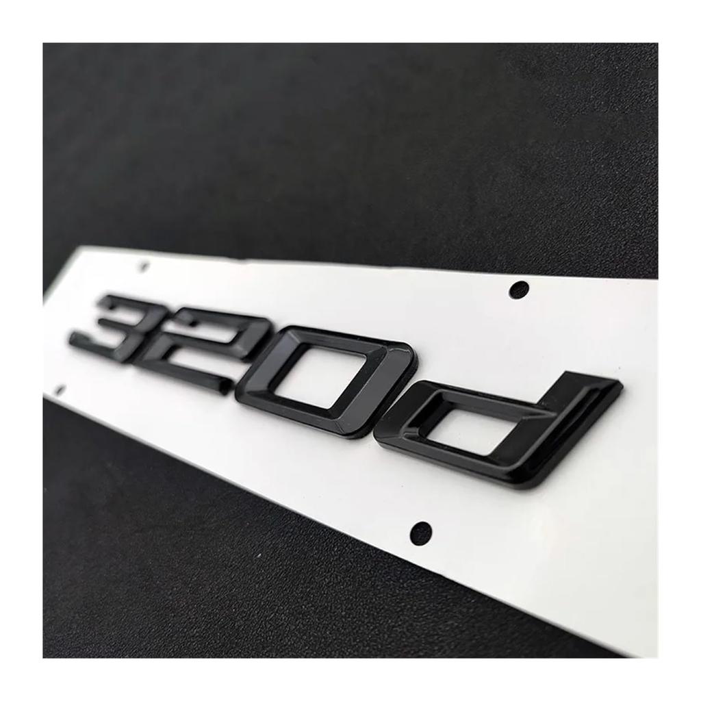 AQXYWER (Small Shop) 3D Chrome Car Letters 316i 318i 318d