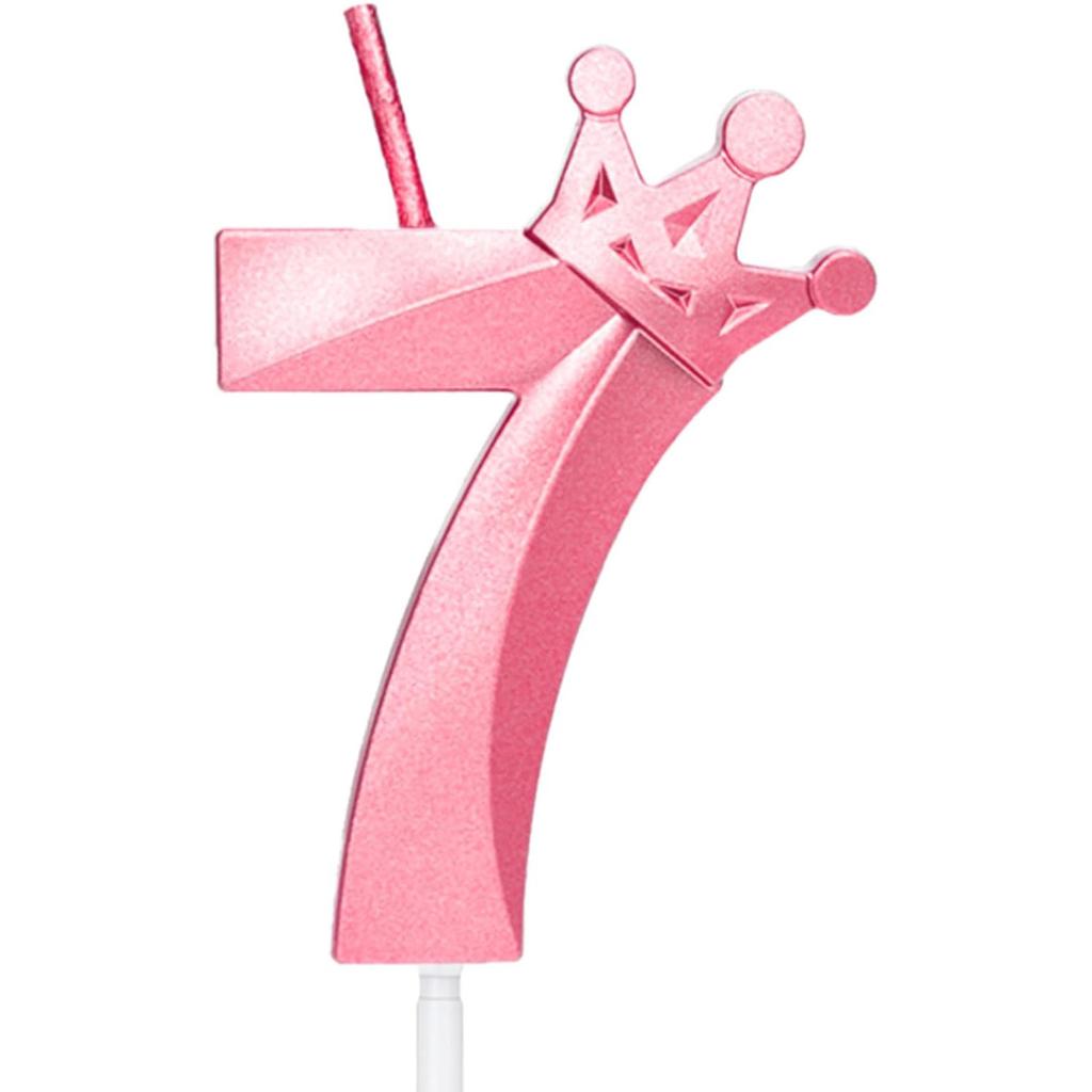 Number2 Birthday Candles 3D Diamond Shape Number Birthday Cake Candles for Birthday Party Wedding Decoration Reunions ThemeParty