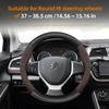 Hhkiv1 For SUZUKI Suede Carbon Fiber PU Leather Steering Wheel Cover Fit Swift Sport Accessories Sx4 Grand Vitara Jimny Solio Hustler