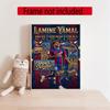 Lamin Yamal Customize Text Diamond Painting Round Diamond Mosaic Suitable For Beginners Diamond Painting Rhinestones Gift Frameless