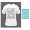 Multipurpose Adhesive Silk Screen Printing Template Polyester Silkscreen Print Stencil For Shirt Bag Clothing Making