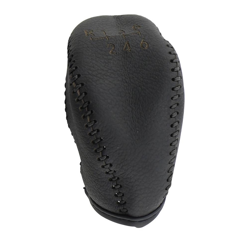 6 Speed Car Gear Shift Knob Cover for Ford Focus 3 MK3 2013-2015 MT Gear Shift Collars Leather Protector Interior Accessories
