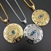 Horus Eye Necklace Titanium Steel Eagle Head God Eye Pendant Jewelry Accessories Chinese Production Necklace Jewelry