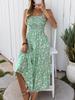 2025 Summer Floral Backless Sling Dress