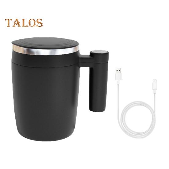 

Электрическая кружка для помешивания кофе с зарядкой через USB, 380 мл, магнитная кружка для помешивания кофе, автоматическая вращающаяся металлическая кружка для смешивания для домашнего офиса 380ML чёрный