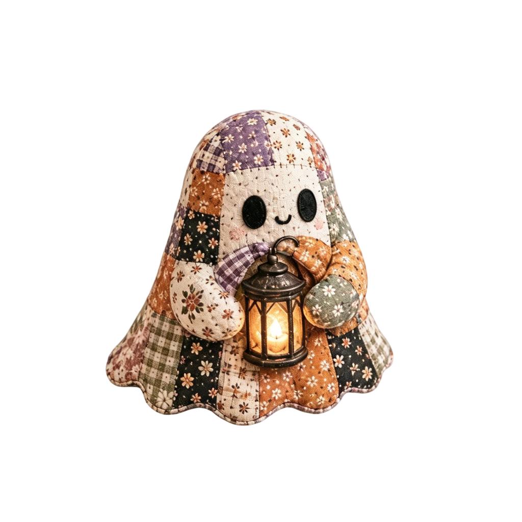 Patchwork DIY Sewing Kit with Fabric for Halloween Crafts