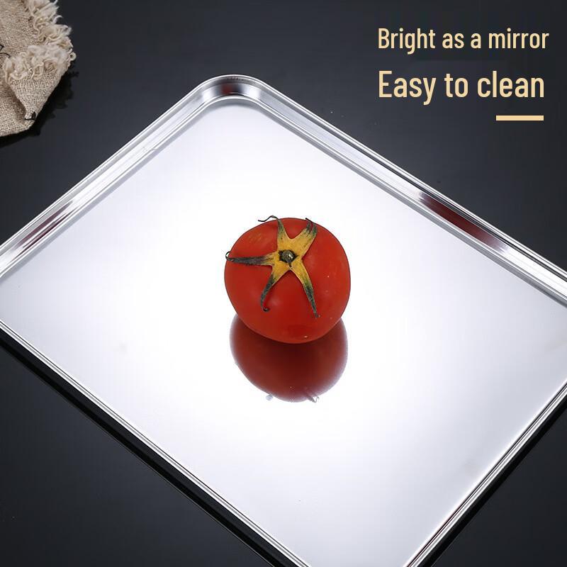 Wutuo 430 Stainless Steel Square Steaming and Baking Tray