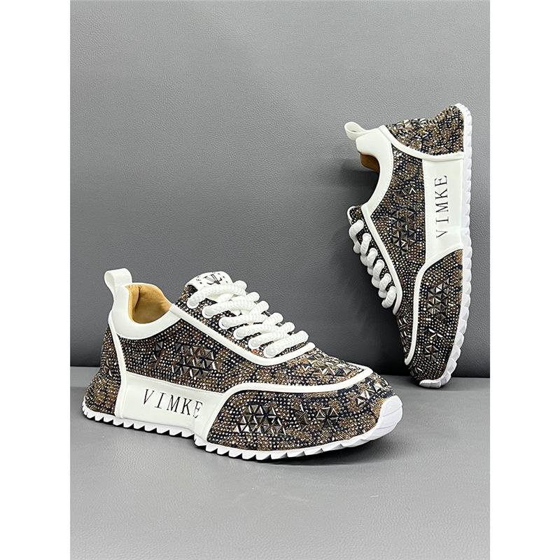 Light Luxury New Spring European Hot Diamond Casual Board Shoes Platform Shoes Star Dl