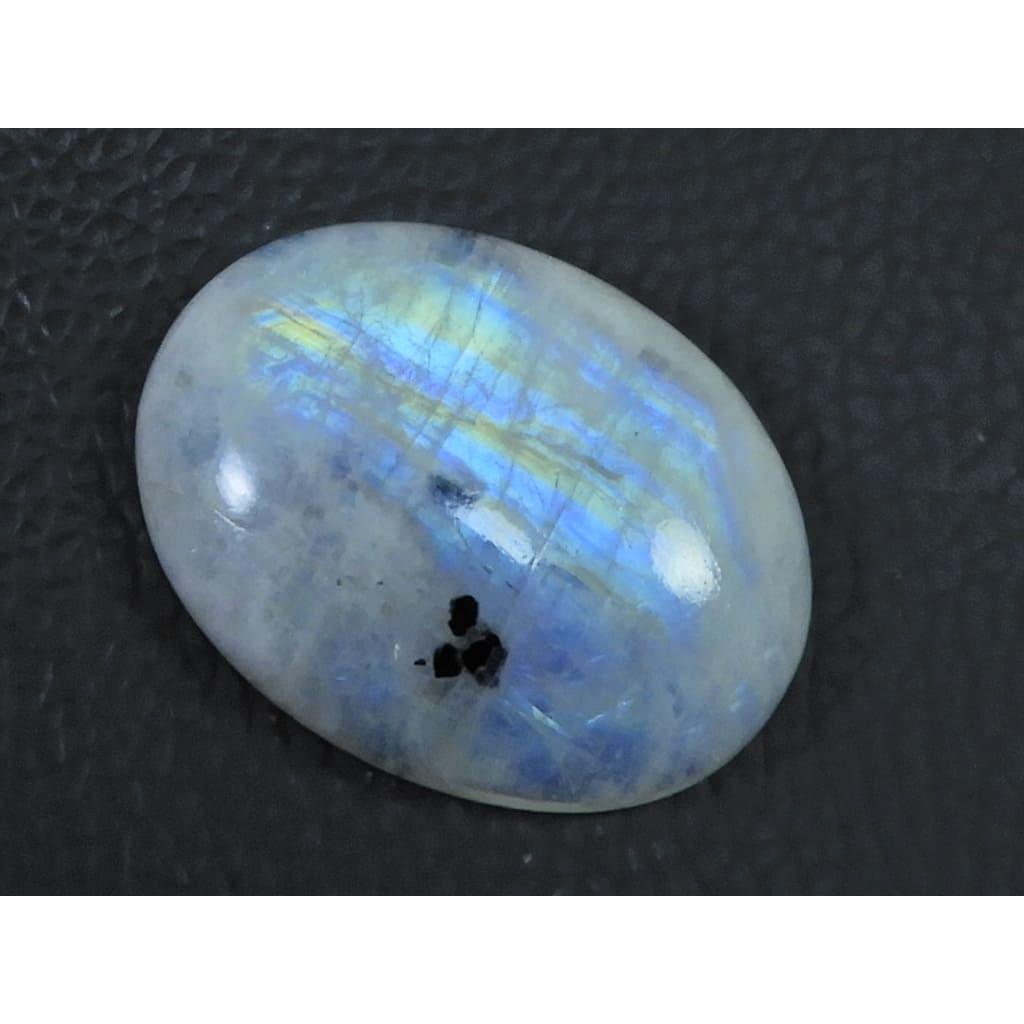 25X33X07 MM Natural Rainbow Moonstone Oval Cabochon Loose Gemstone 50Cts. C-1609