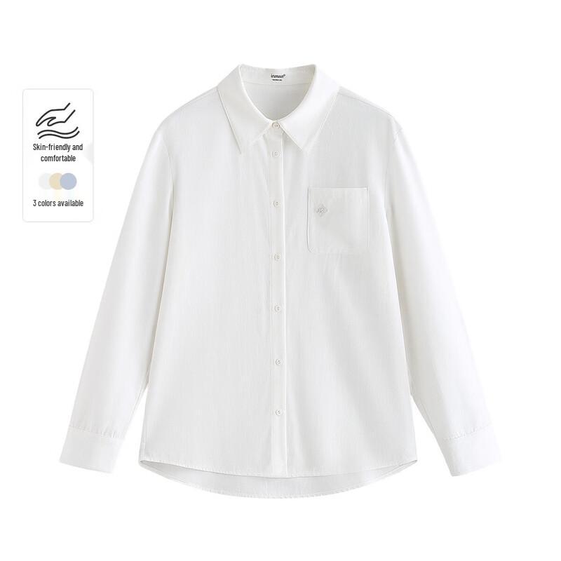

INMAN Women s Lyocell Cotton Long-Sleeve Shirt