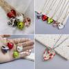 Delicate Glass Pendant Charm Choker Necklace Elegant Collar Chain Fashionable Neckwear Gift Jewelry for Girls Lady