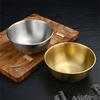 Household Stainless Steel Salad Bowl with Scale Korean Ramen Noodle Fruits Mixing Bowls Kitchen Tableware Dishes Utensils