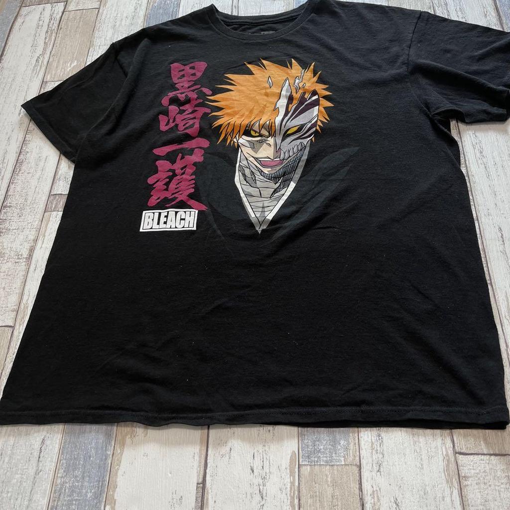 [USED] Official BLEACH Ichigo Kurosaki Anime T-shirt, Size L