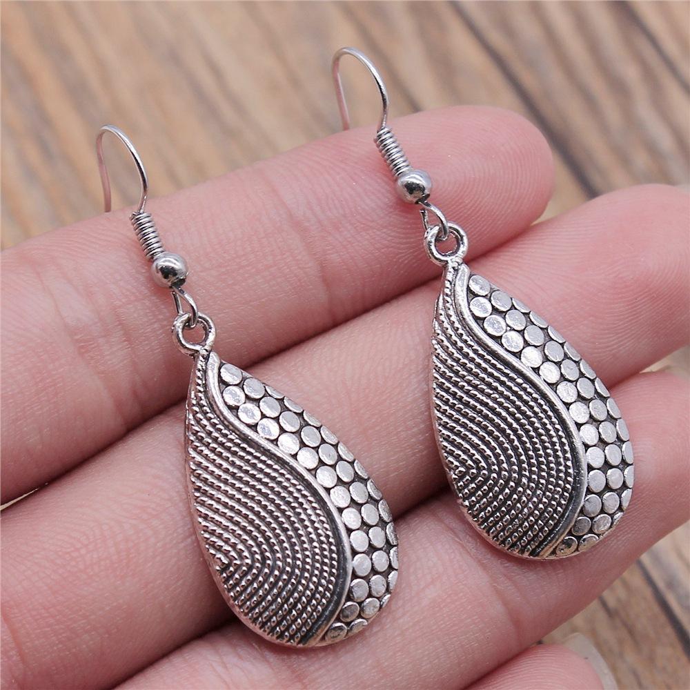 30 Styles Women Fashion Simple Handmade Earrings Geometric Swirl Triangle Teardrop Pendant Dangle Earrings