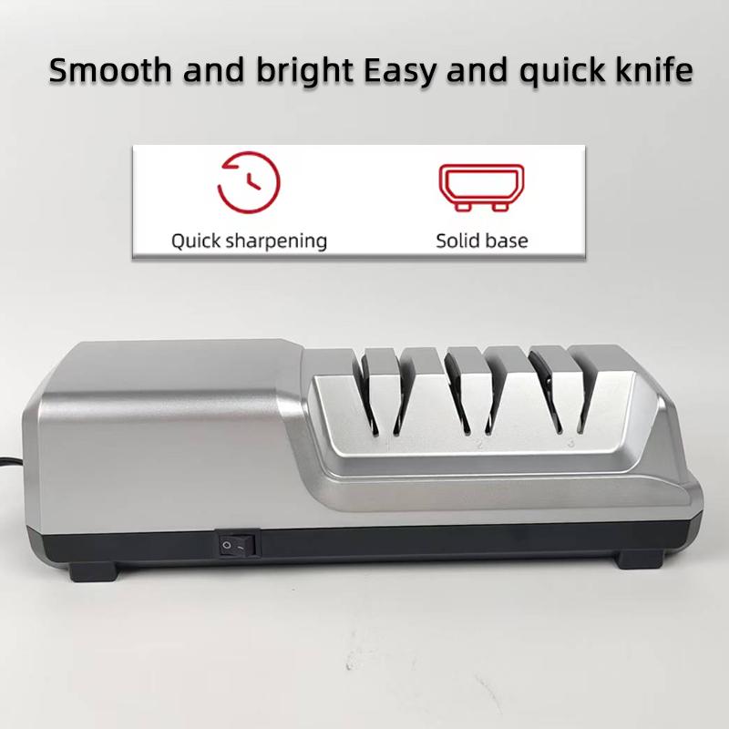 Three-stage Electric Knife Sharpener, High-quality Electric Knife Sharpener, Professional Electric Knife Sharpener