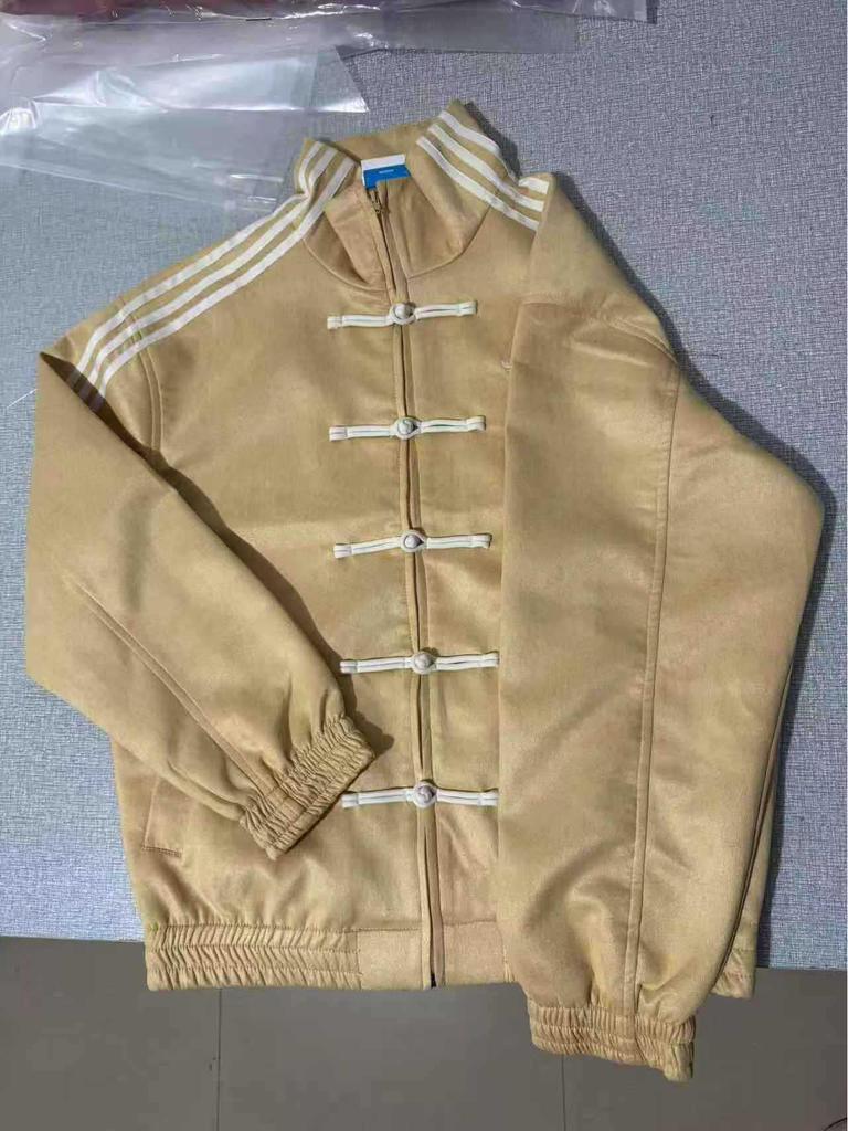 Men's Chinese Stand-Up Collar Tang Jacket with Frog Buttons - New Year Spring Festival Design