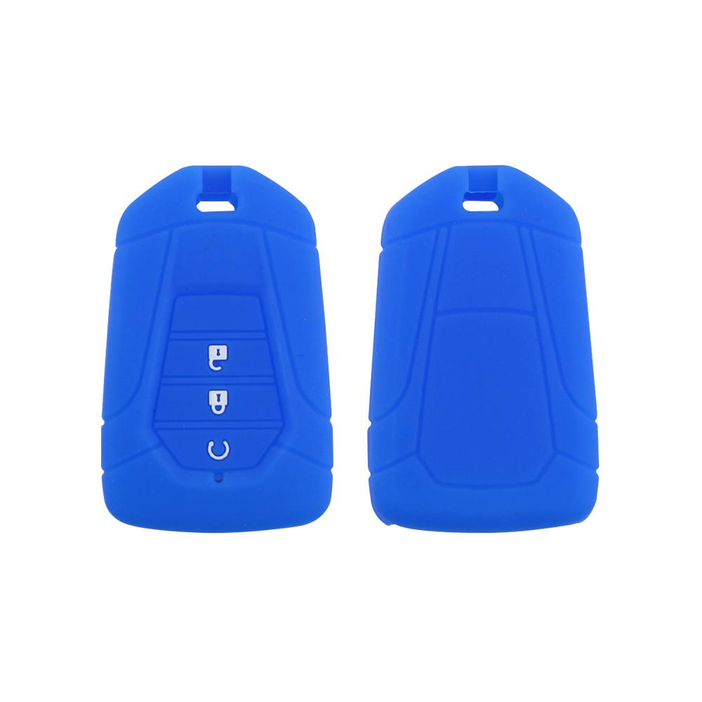Silica Gel Car Key Case For Isuzu Dmax D-Max Mux D-Max Mu-X 3.0 Mux 3 Buttons Key Cover Shell Protector