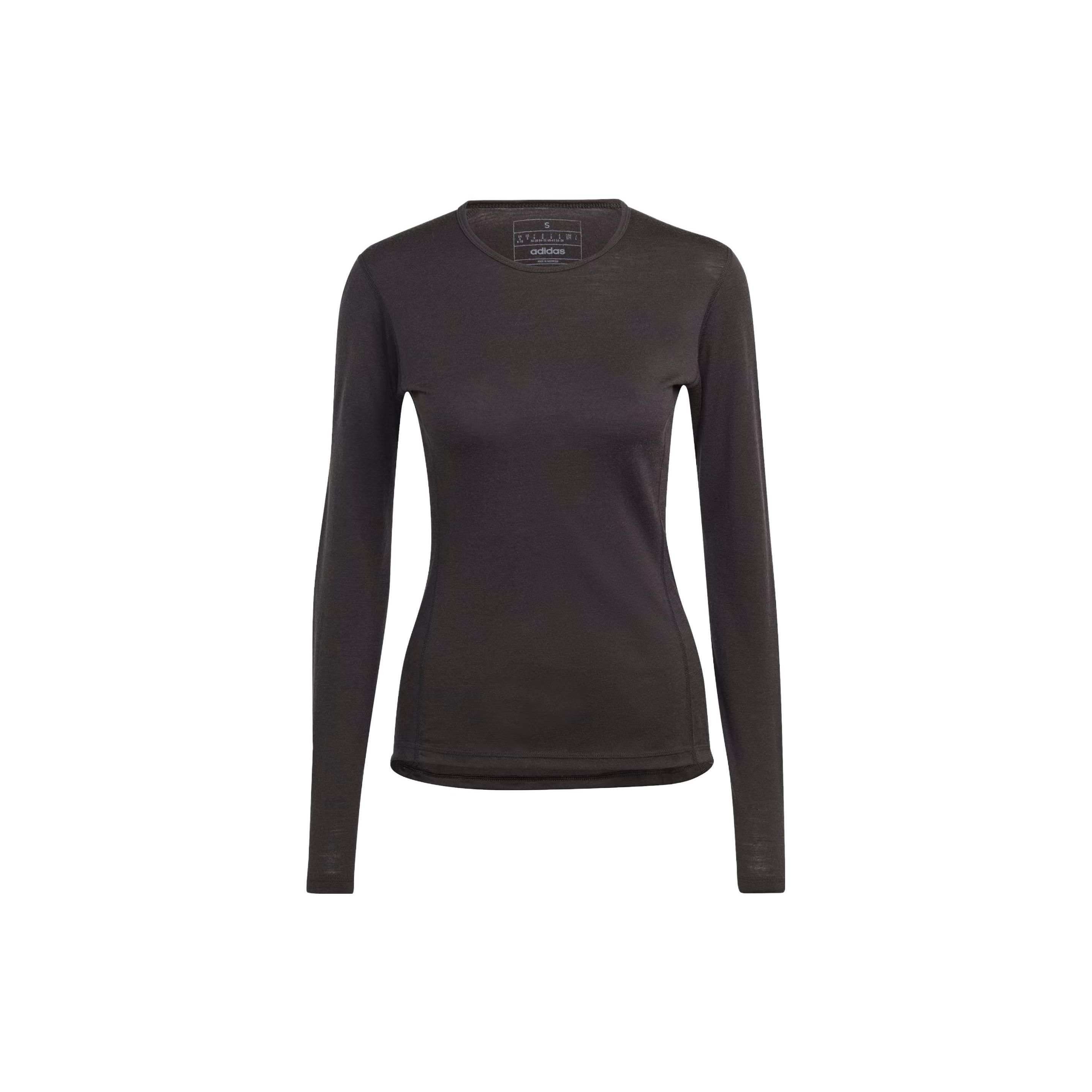 

Adidas Terrex Xperior Merino 200 Baselayer Long Sleeve Tee Women Tops Black HZ8561 XS