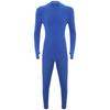 Herren Sportlicher Jumpsuit Langarm Unitard mit Frontreißverschluss Stehkragen für Training Workout