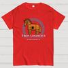 Troy Logistics Cotton Summer Casual Cool Loose T-Shirt