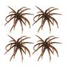 4Pcs 6CM/1.9G 10.5CM/4G Soft Sea Urchin Lure with Swimming Skirts Artificial Tentacle Creature Bait Saltwater Freshwater Trout Fishing Accessories