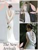 Formal White Wedding Party Evening Perfect for and Long Bridal Dress with Wedding Bridal [R-QINYUER] Dress, Dress, Dress, Dress, V-Neck Dress,